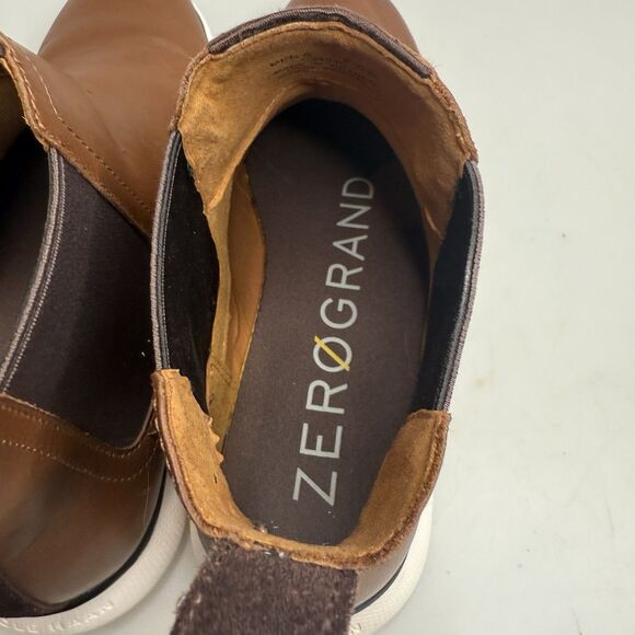 Cole Haan Zerogrand Waterproof Chelsea Boots Men’s 8.5 Brown Leather C34240 - Picture 7 of 16